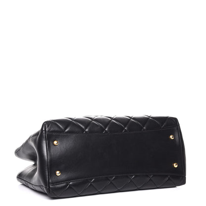 Chanel Lambskin Quilted Trendy CC Tote Black 4 of 8