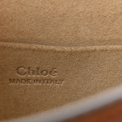 Chloe Calfskin Suede Medium Nile Bracelet Bag Caramel 6 of 15