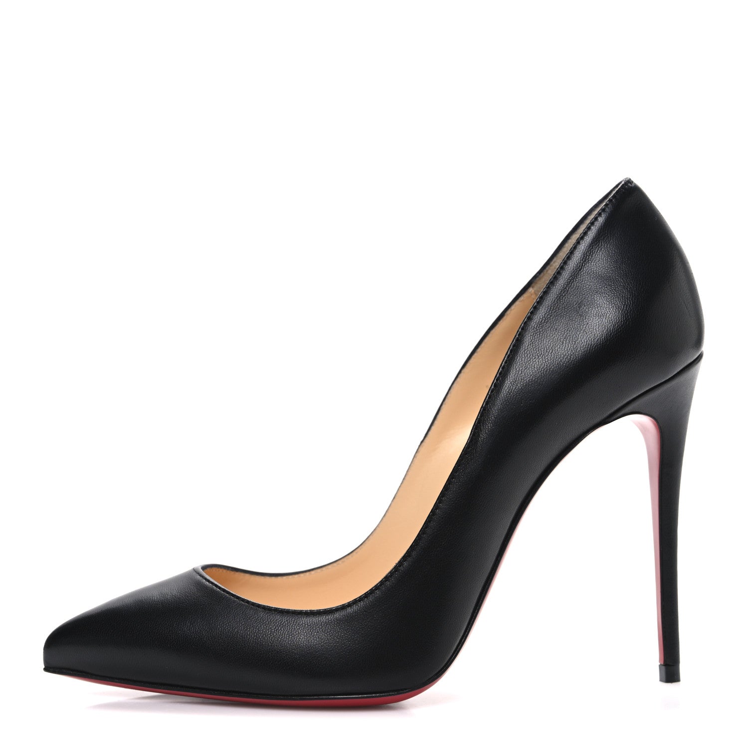 Christian Louboutin Shiny Nappa Pigalle Follies 100 Pumps 36 Black 1 of 11