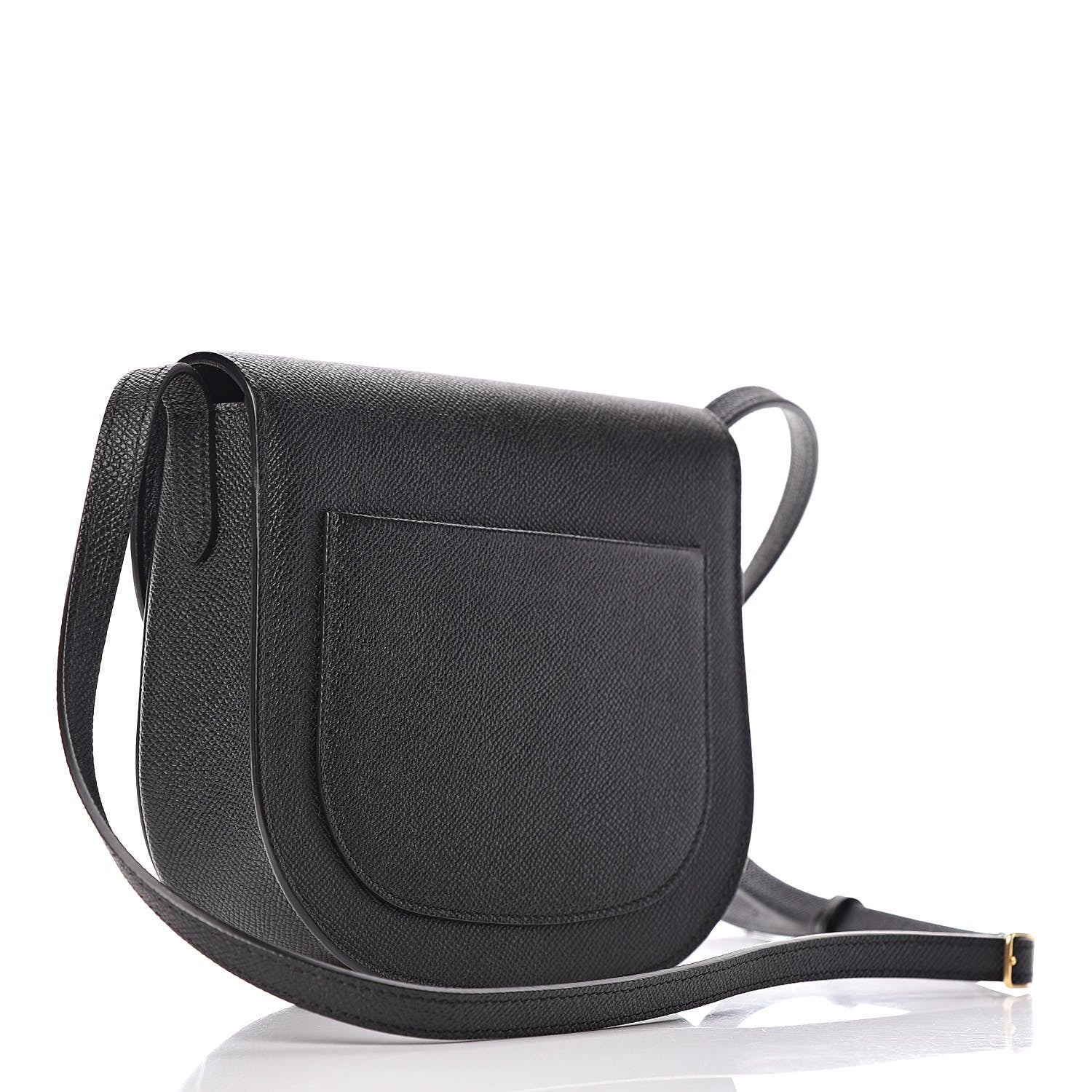 Celine Grained Calfskin Small Trotteur Black 3 of 9