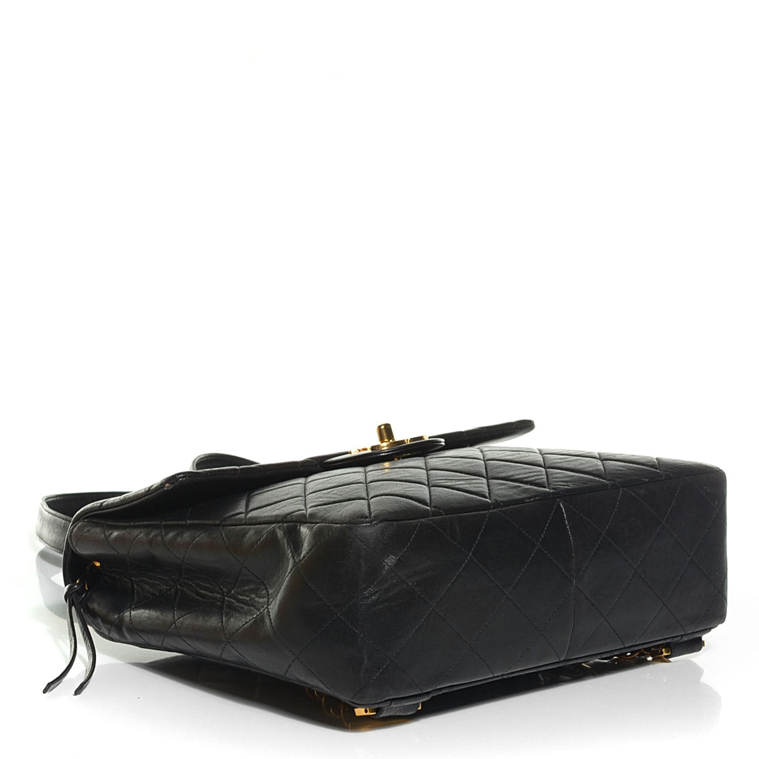 Chanel Lambskin Quilted Backpack Black 4 of 8