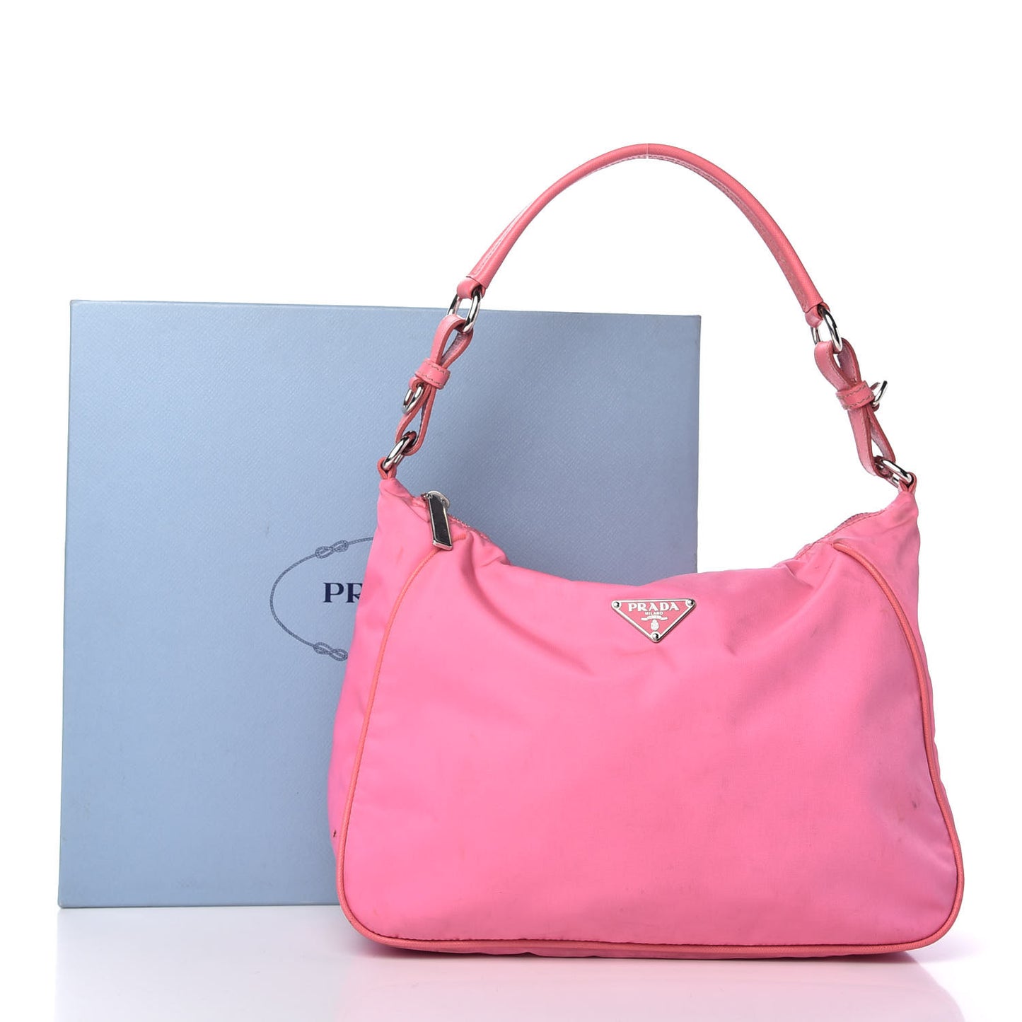 Tessuto Nylon Shoulder Bag Begonia