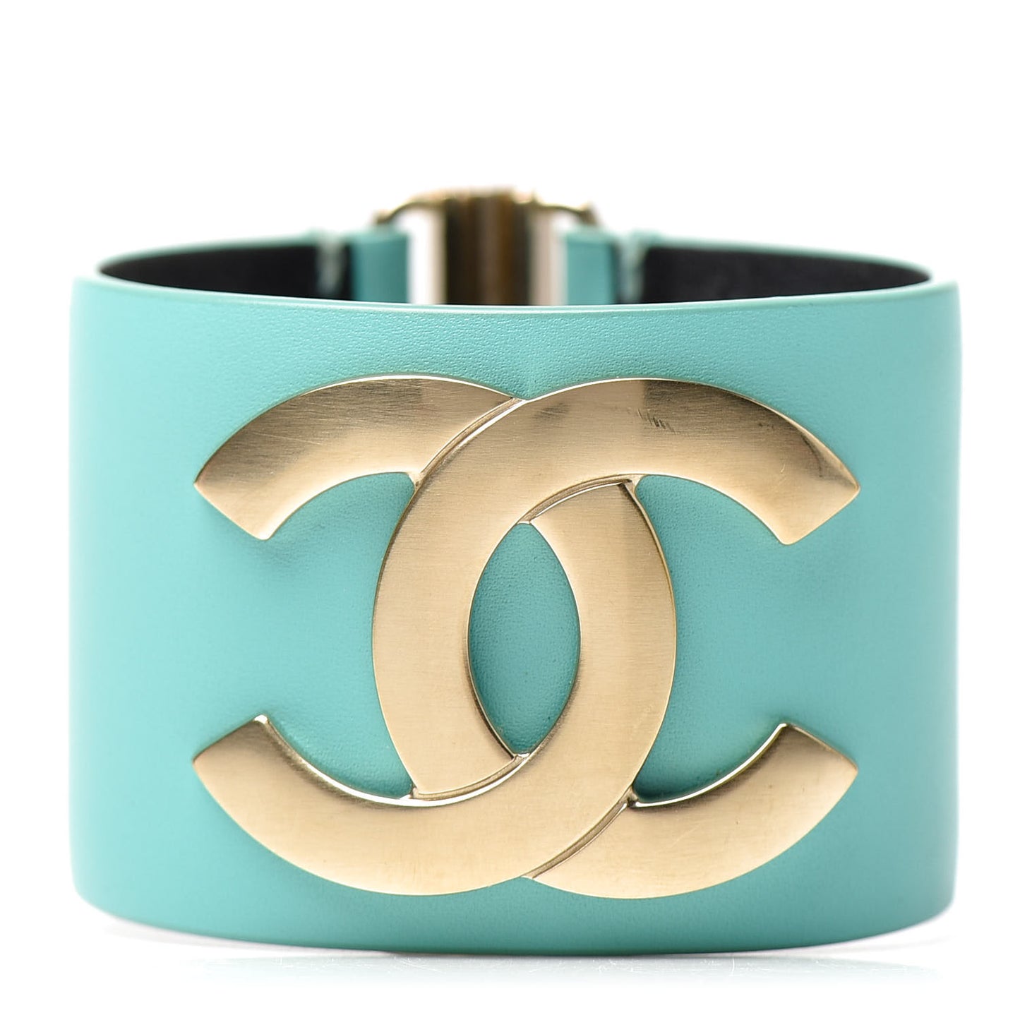 Calfskin CC Wide Cuff M Light Green