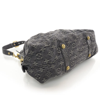 Louis Vuitton Denim Neo Cabby MM Black 4 of 7