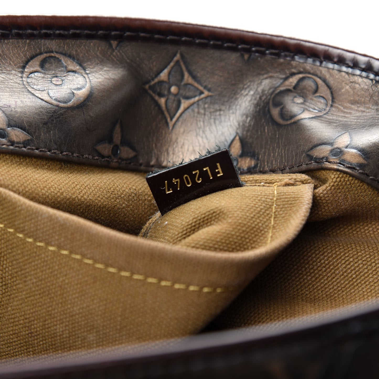 Monogram Embossed Sergent PM Bronze