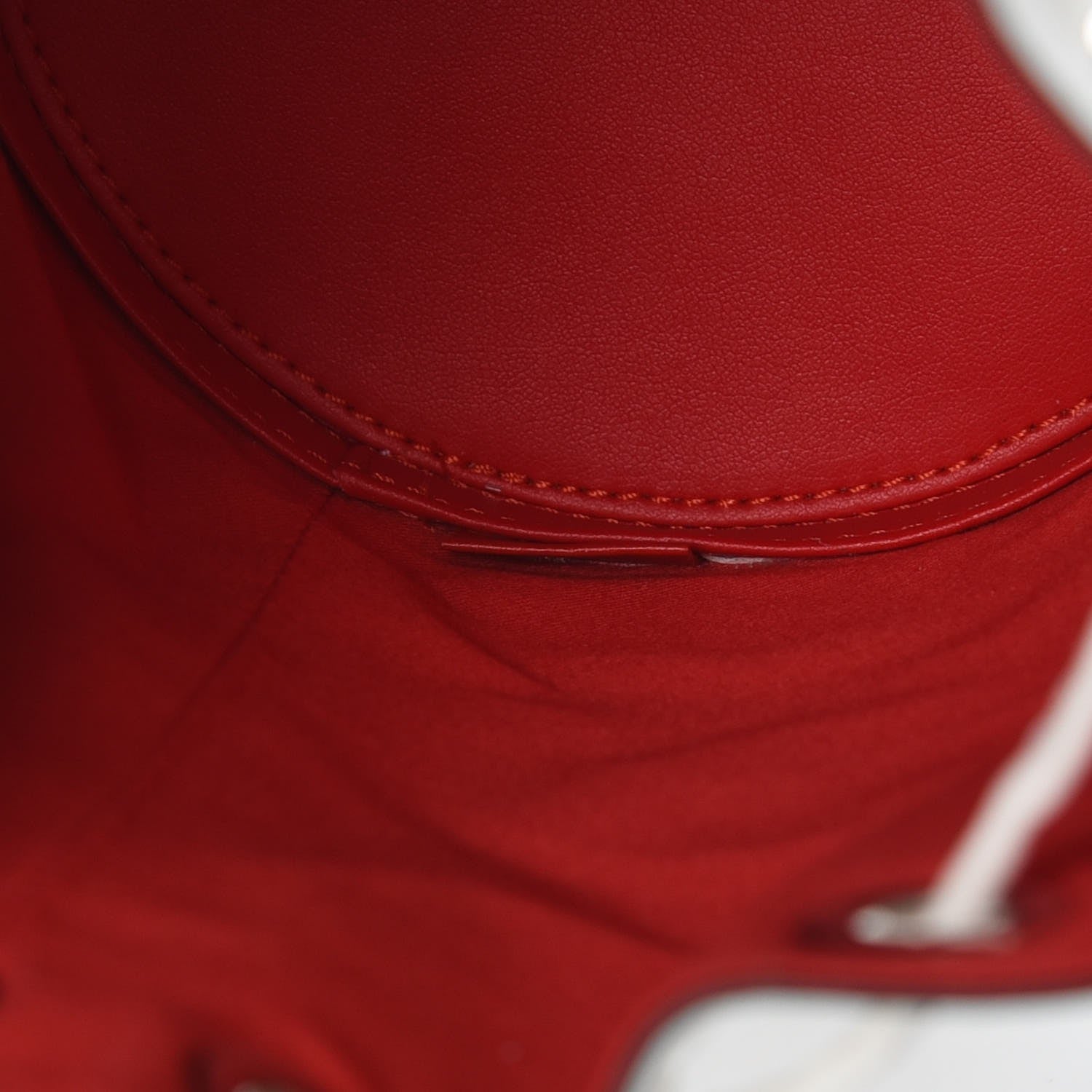 Christian Louboutin Calfskin Marie Jane Bucket White 6 of 6