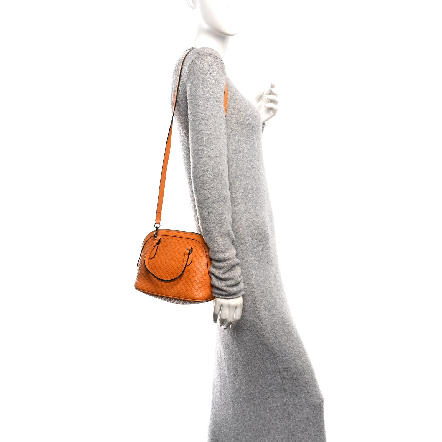 Gucci Microguccissima Mini Dome Bag Orange 2 of 11