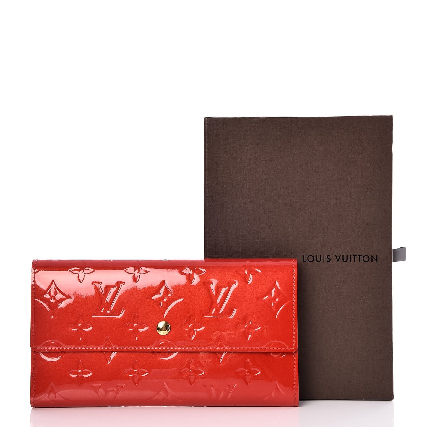 Vernis Porte Tresor International Wallet Rouge
