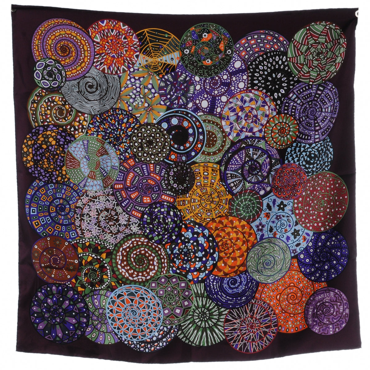 Hermes Silk Reve D Escargot Scarf 90 2 of 6