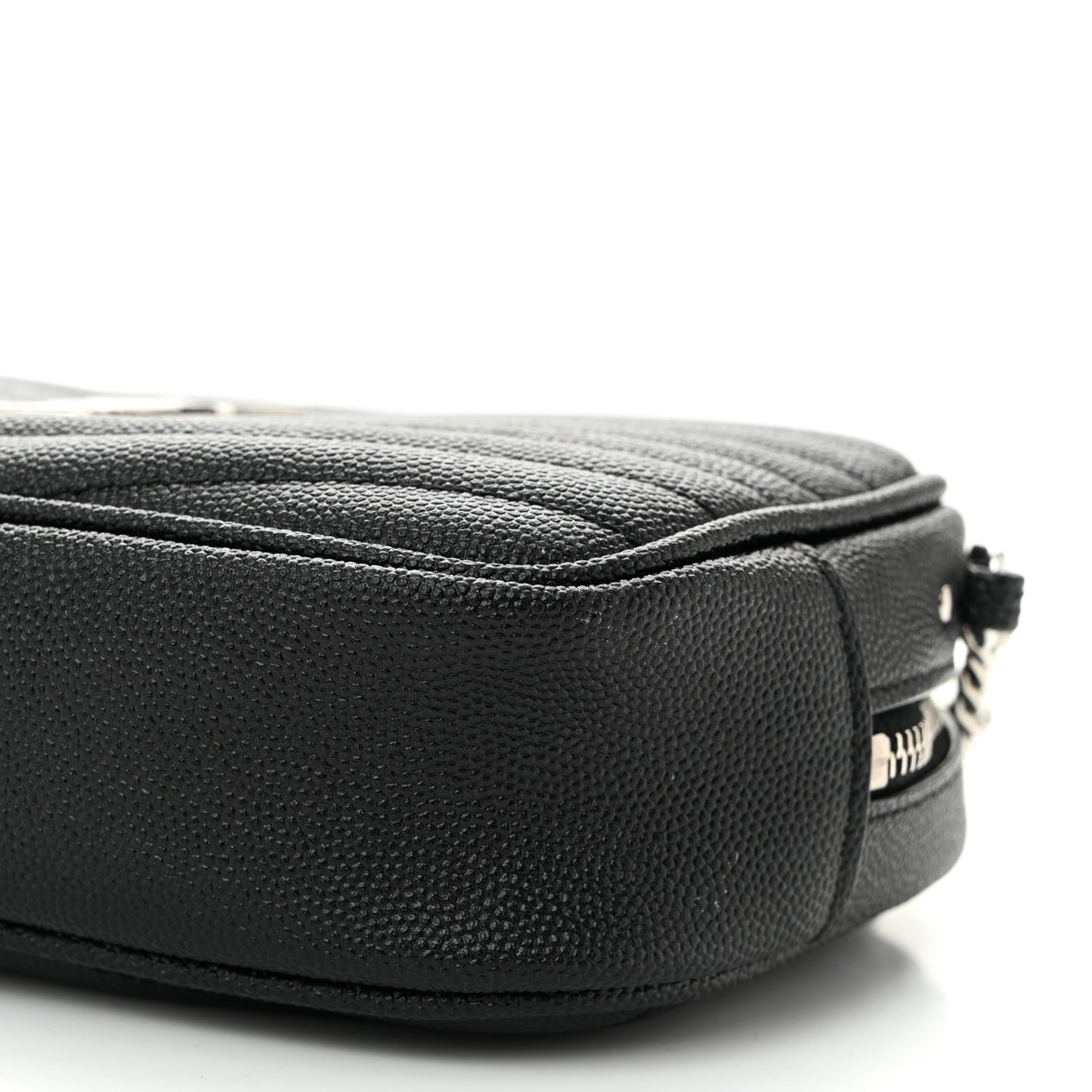 Grain De Poudre Matelasse Monogram Mini Lou Camera Bag Black