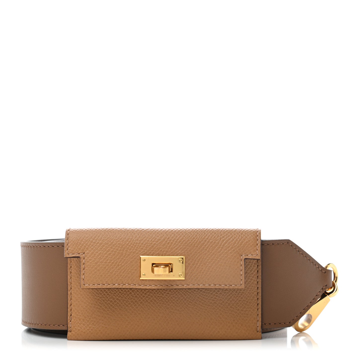 Swift Epsom Pocket Kelly Shoulder Strap Alezan Biscuit