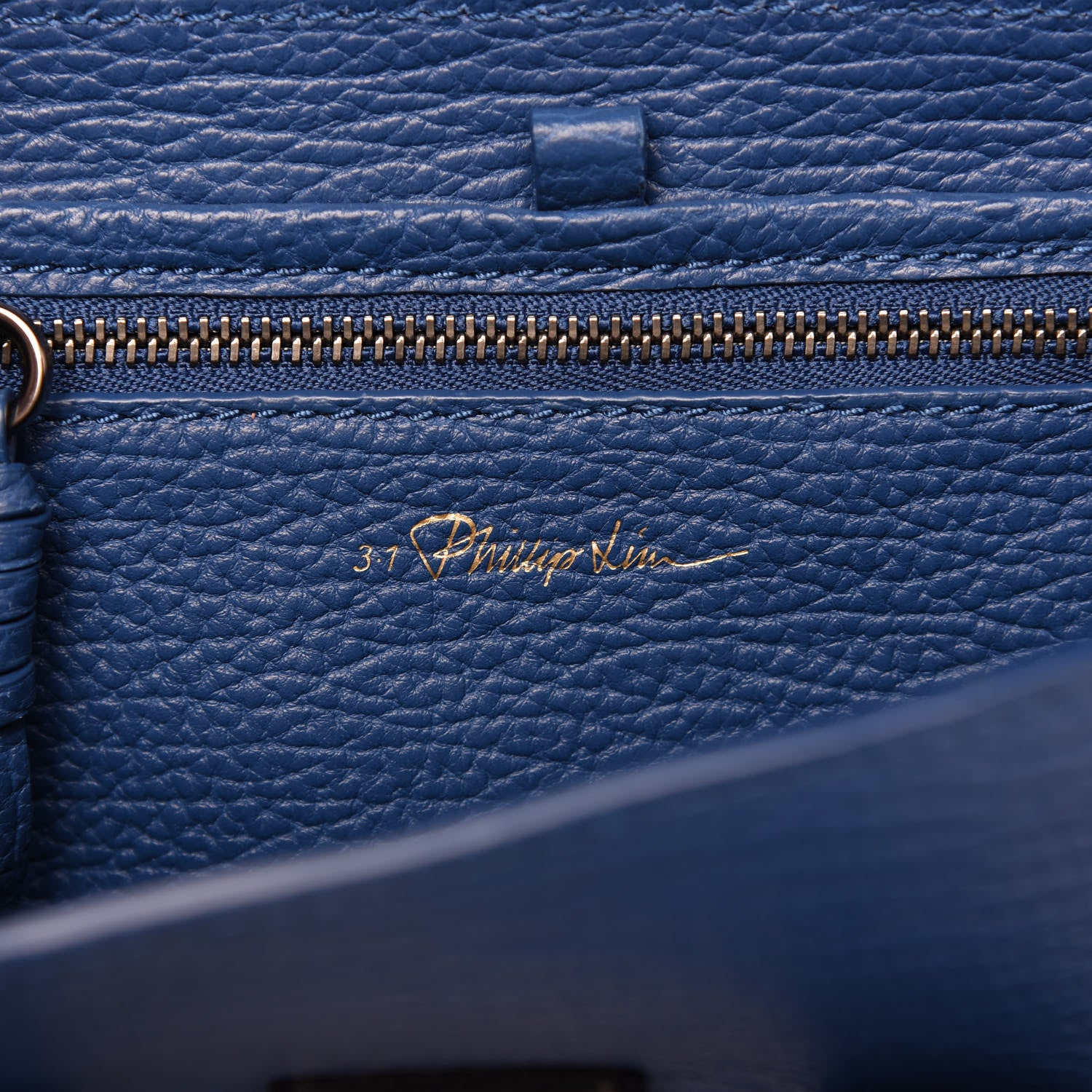 3.1 Phillip Lim Textured Calfskin Mini Pashli Satchel Cobalt 8 of 12