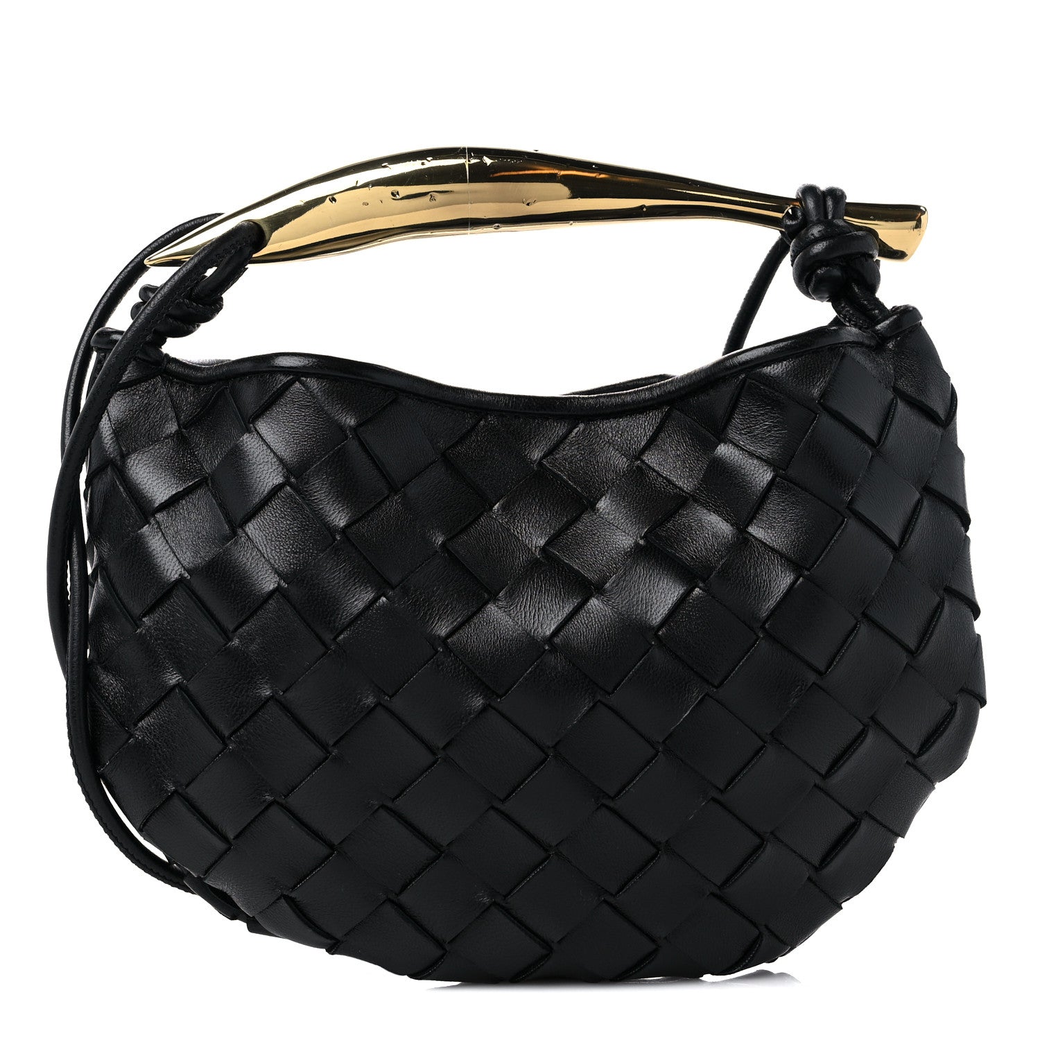 Bottega Veneta Nappa Intrecciato Mini Sardine Bag Black 1 of 8