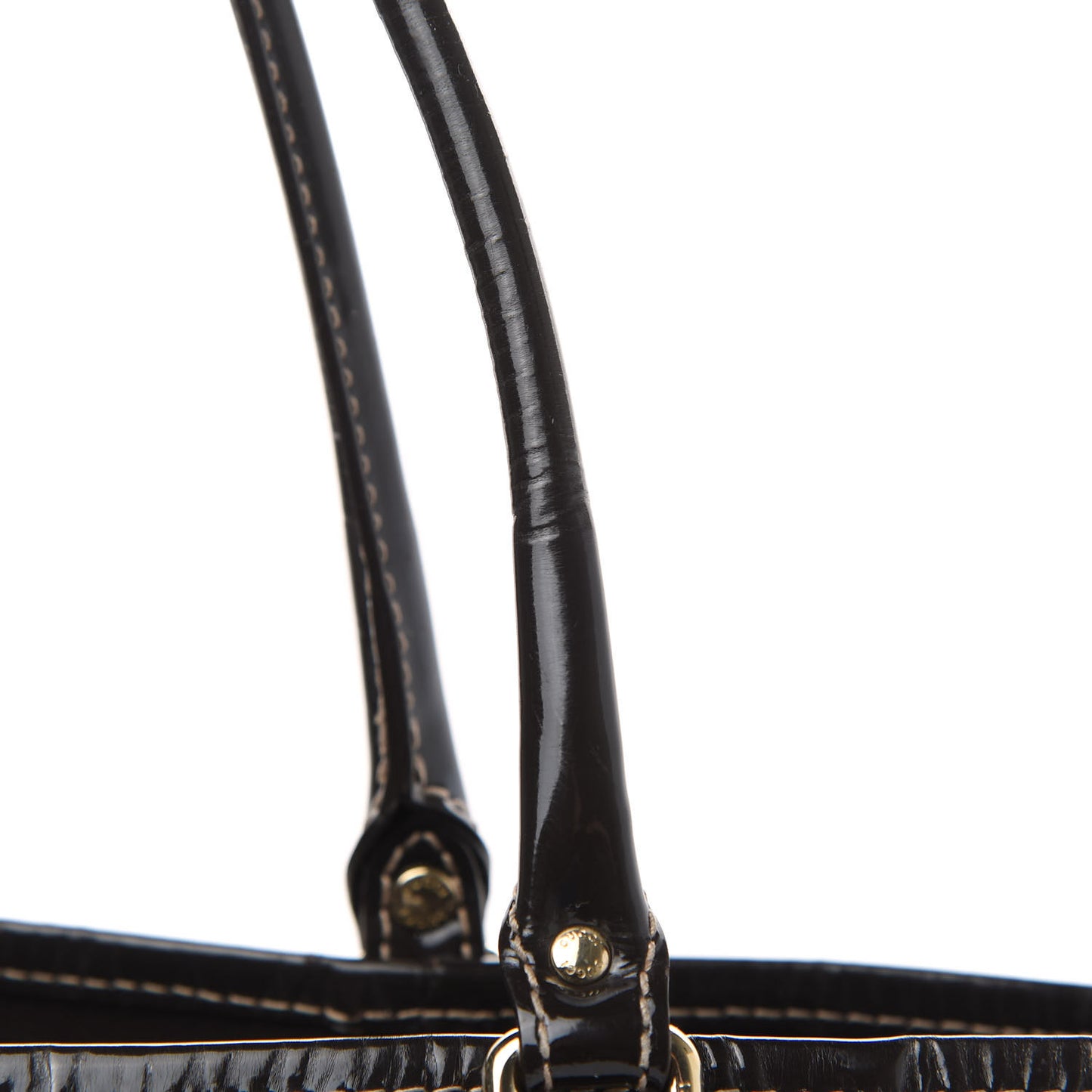 GG Plus Monogram Large Joy Tote Dark Brown