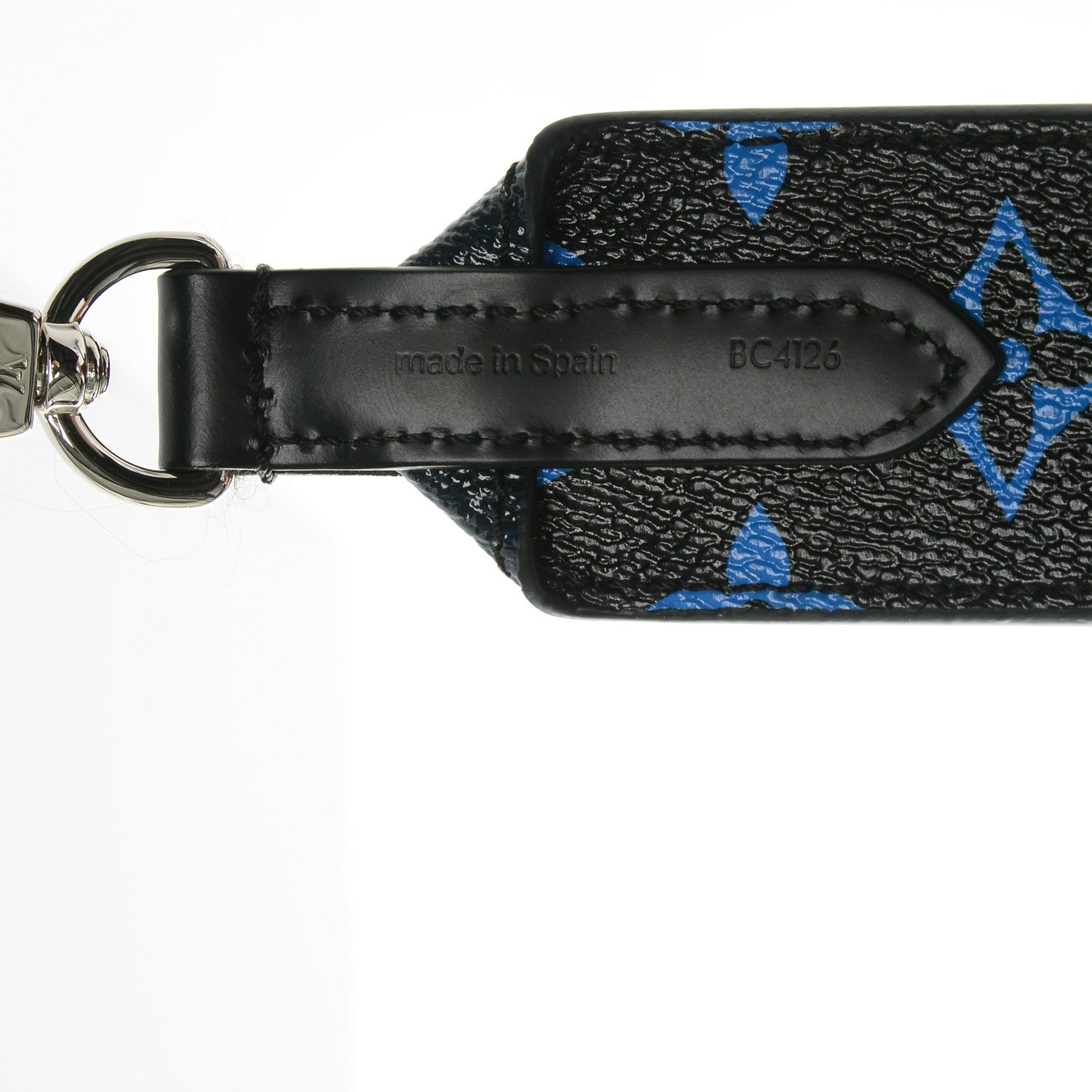 Louis Vuitton Canvas Bandouliere Shoulder Strap Black Bleu Digital 4 of 6