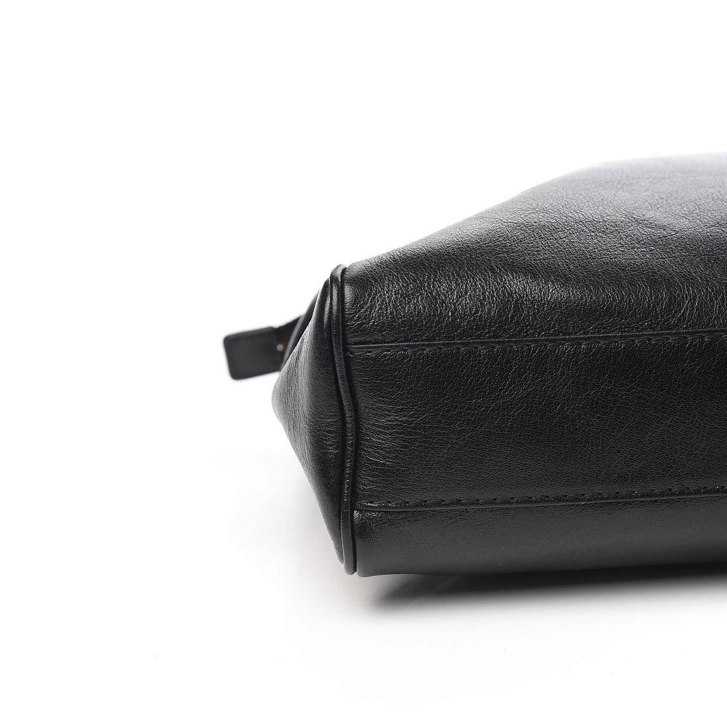 Calfskin Large Re(Belle) Top Handle Bag Black