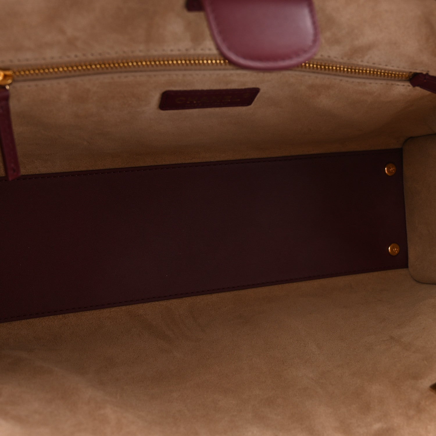 Chanel Calfskin Archetype Small Shopping Tote Dark Burgundy 5 of 10