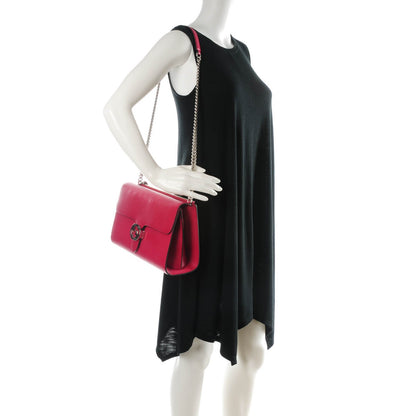 Gucci Moon Calfskin Medium Interlocking G Shoulder Bag Petunia 2 of 7