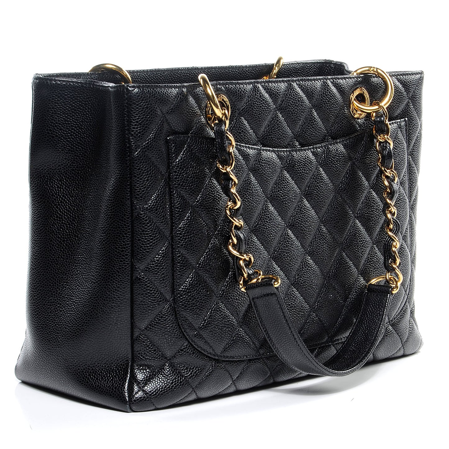 Caviar Grand Shopping Tote GST Black