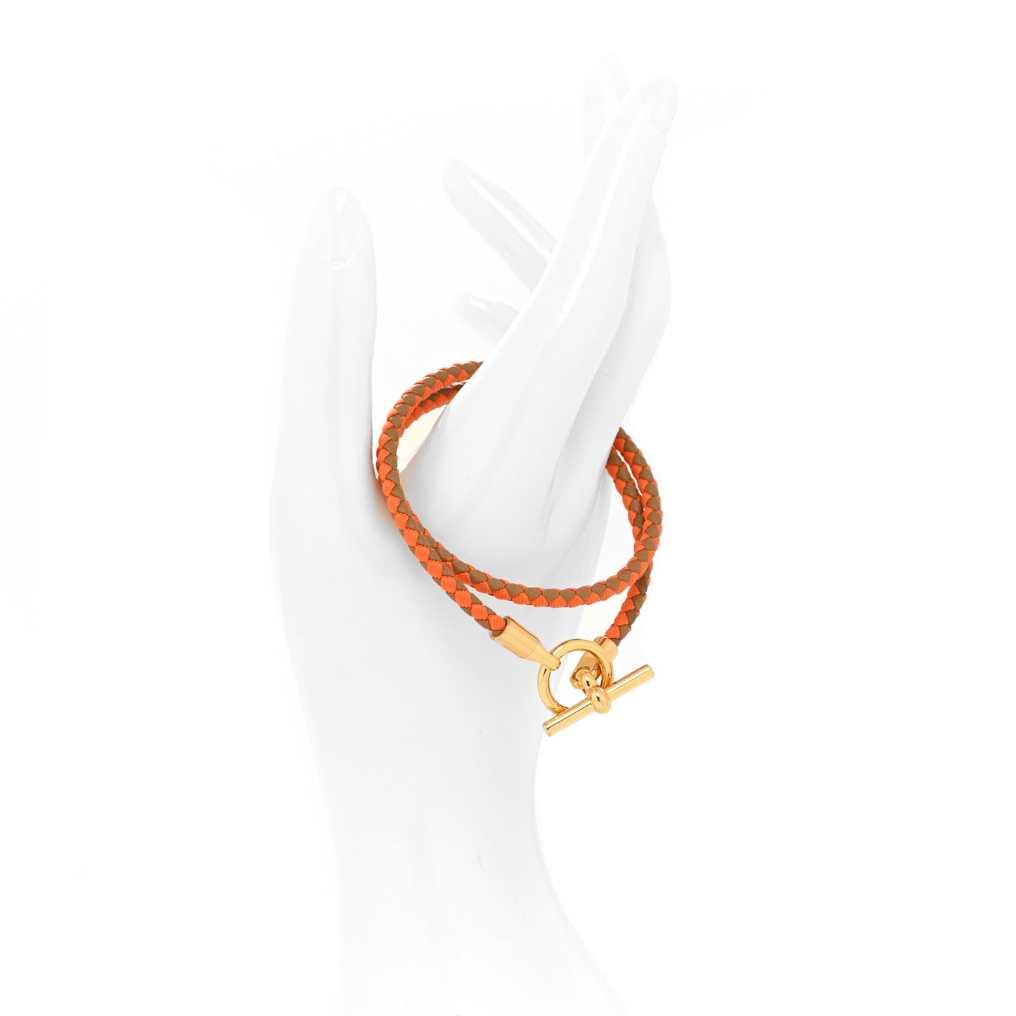 Swift Silk Braided Glenan Double Tour Bracelet Jaune Ambre Rouge Coquelicot