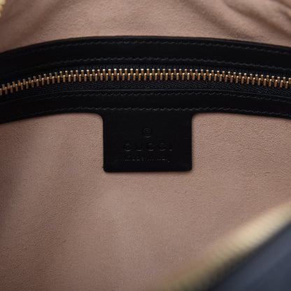 Gucci Suede Patent Web Small Ophidia Shoulder Bag Black 8 of 9