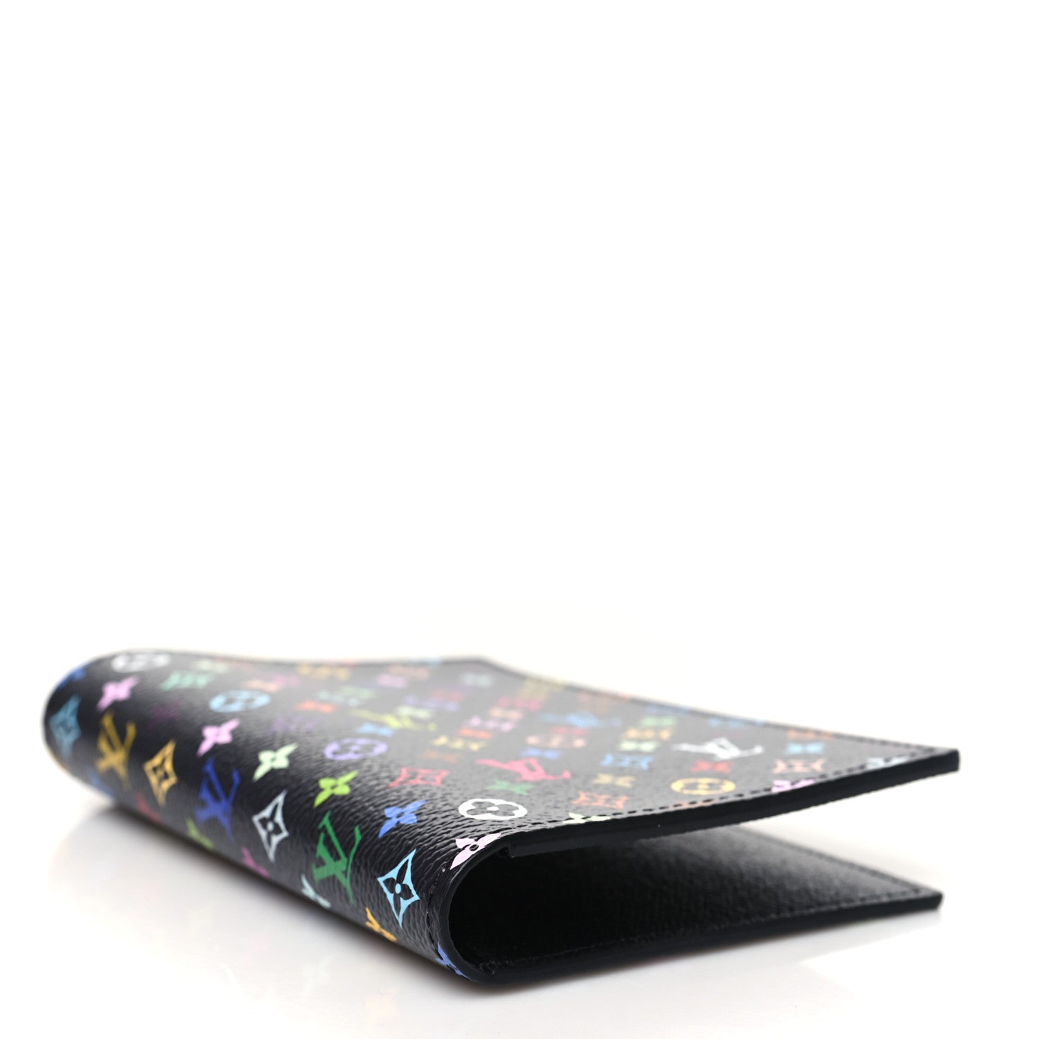 Louis Vuitton LV X TM Monogram Multicolor Passport Cover Black 4 of 8