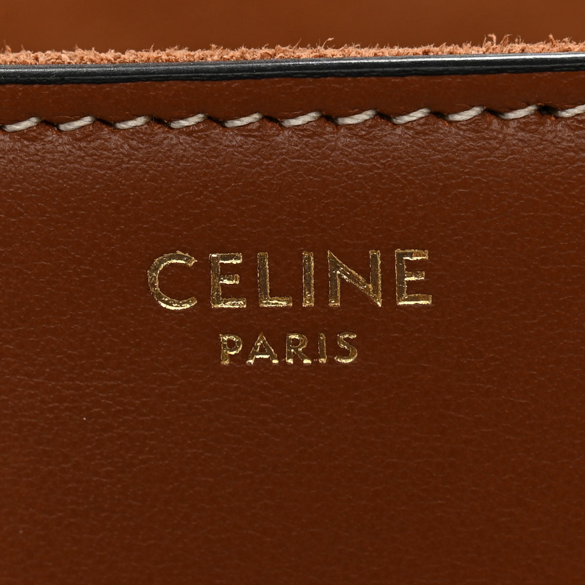 Celine Calfskin Medium Soft 16 Bag Tan 6 of 10