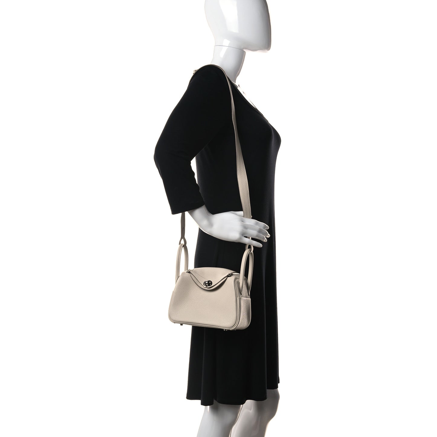 Taurillon Clemence Mini Lindy 20 Craie