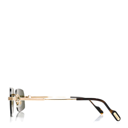 Cartier Premiere De Cartier Square Sunglasses Gold Black 3 of 7