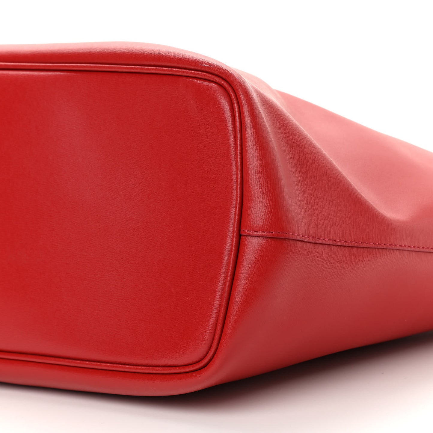 Calfskin Medium Gancini Tote Red