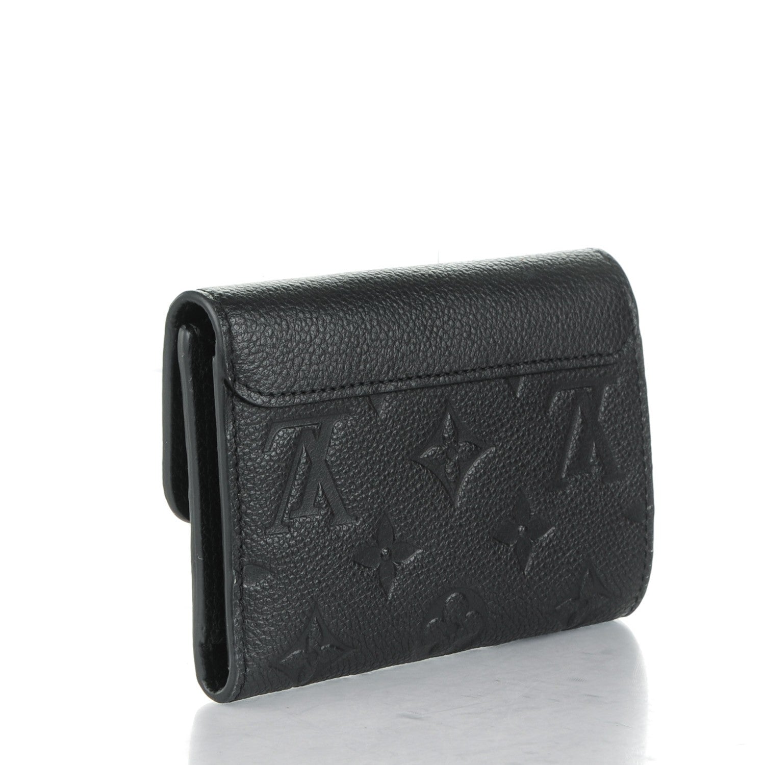 Louis Vuitton Empreinte Pont-Neuf Compact Wallet Black 3 of 7