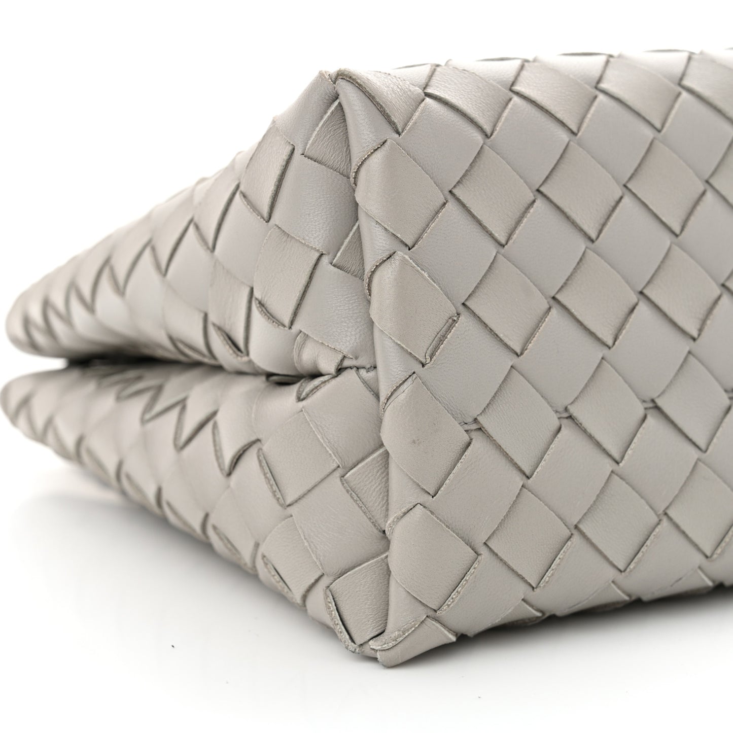 Nappa Intrecciato Small Andiamo Shoulder Bag Sterling