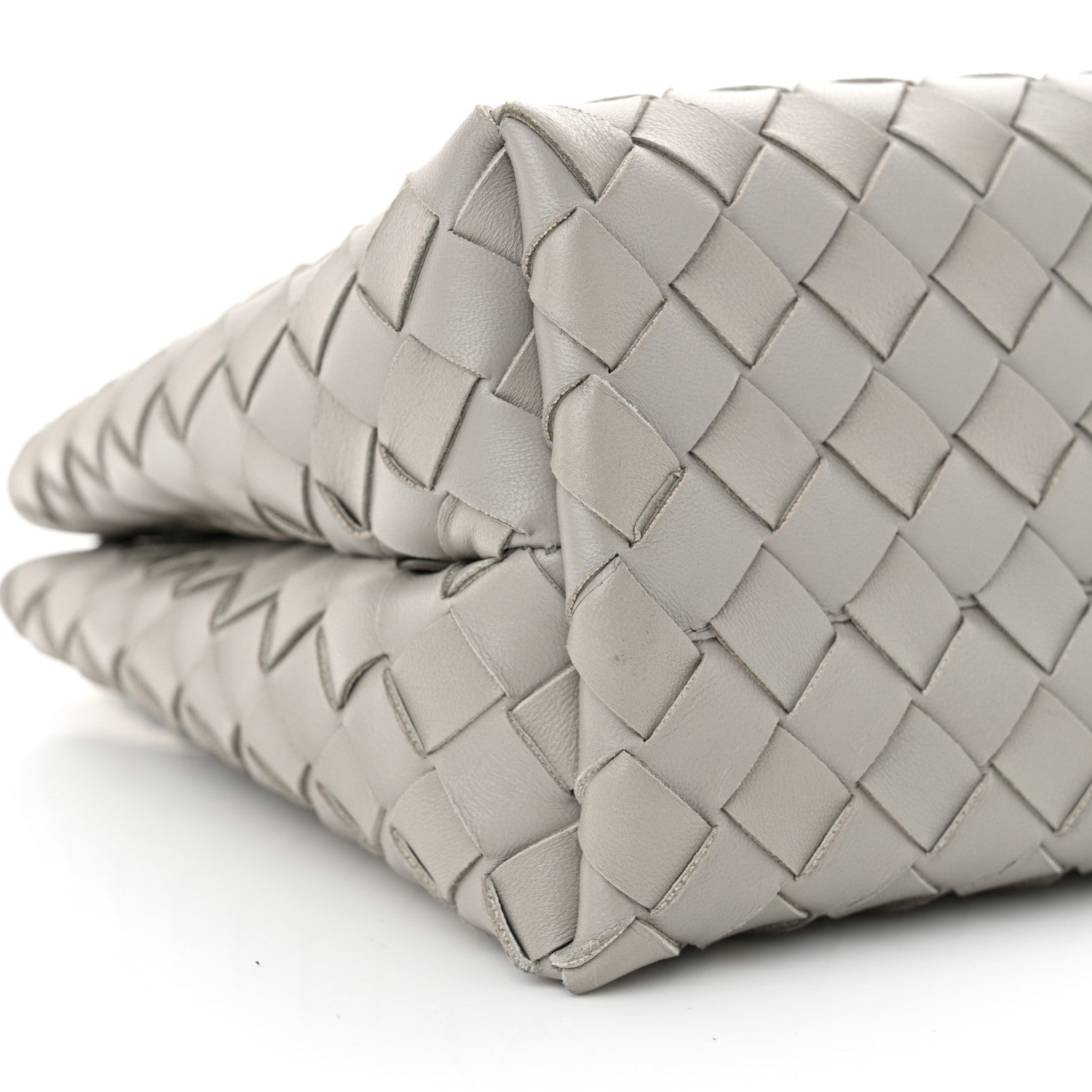 Bottega Veneta Nappa Intrecciato Small Andiamo Shoulder Bag Sterling 8 of 9