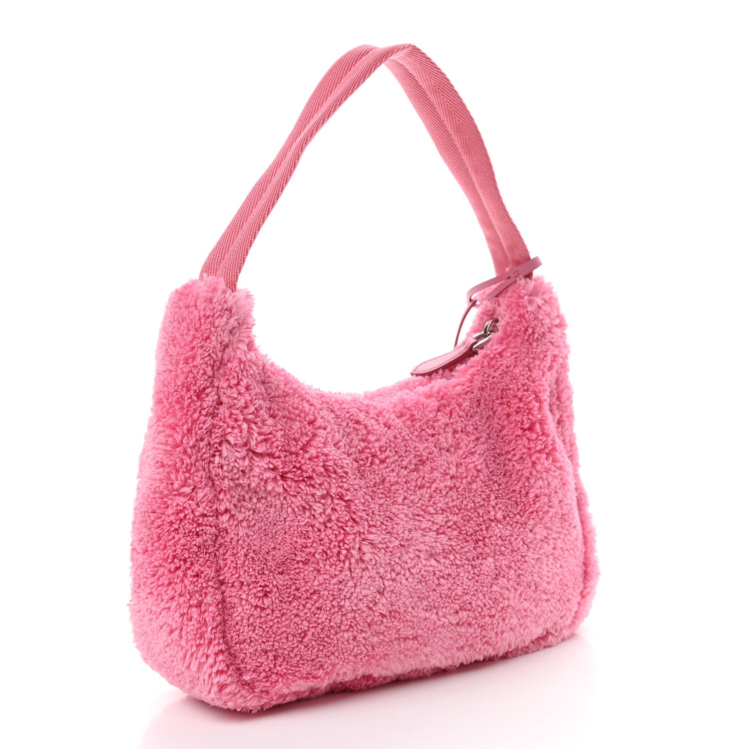 Prada Terry Cloth Mini Re-Edition 2000 Bag Petalo Black 3 of 9
