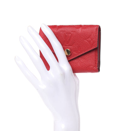 Louis Vuitton Empreinte Zoe Wallet Scarlet 2 of 7