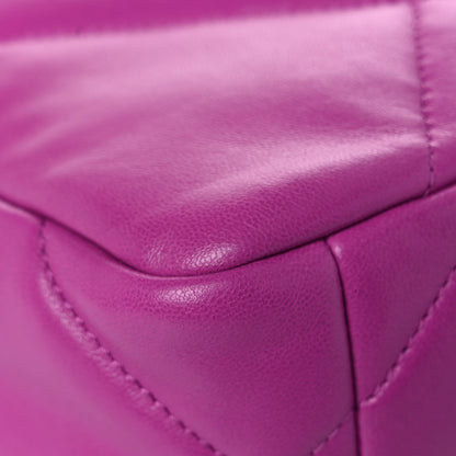 Chanel Lambskin Quilted Medium Chanel 19 Flap Purple 10 of 11