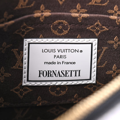 Louis Vuitton X FORNASETTI Calfskin Architettura Alma BB Black White 5 of 5