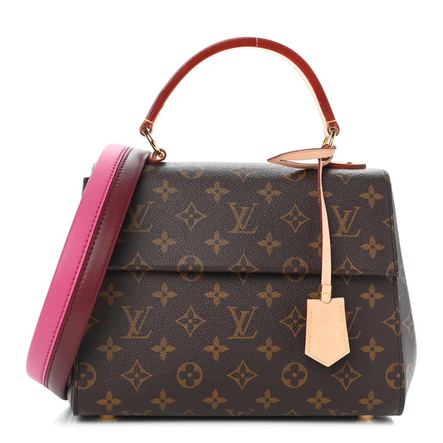 Monogram Cluny BB Bordeaux Fuchsia