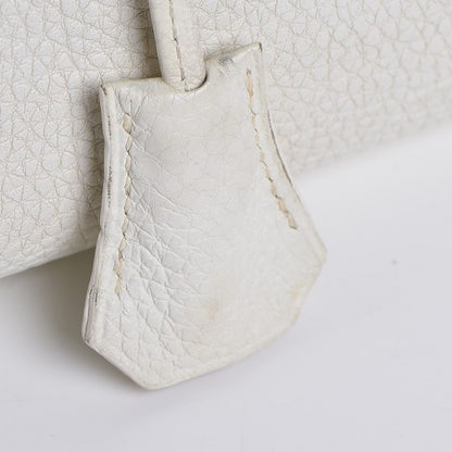 Hermes Taurillon Clemence Birkin 30 White 40 of 104