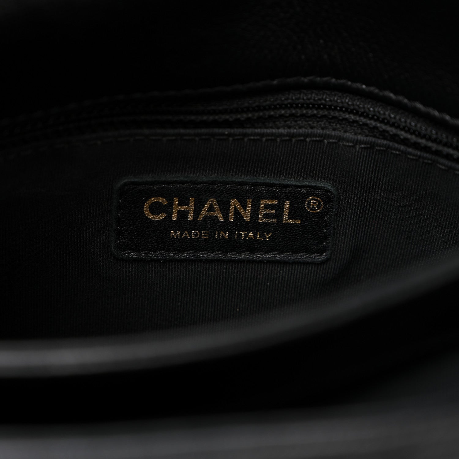 Chanel Grained Calfskin Small Chevron Chic Top Handle Flap Black 6 of 12
