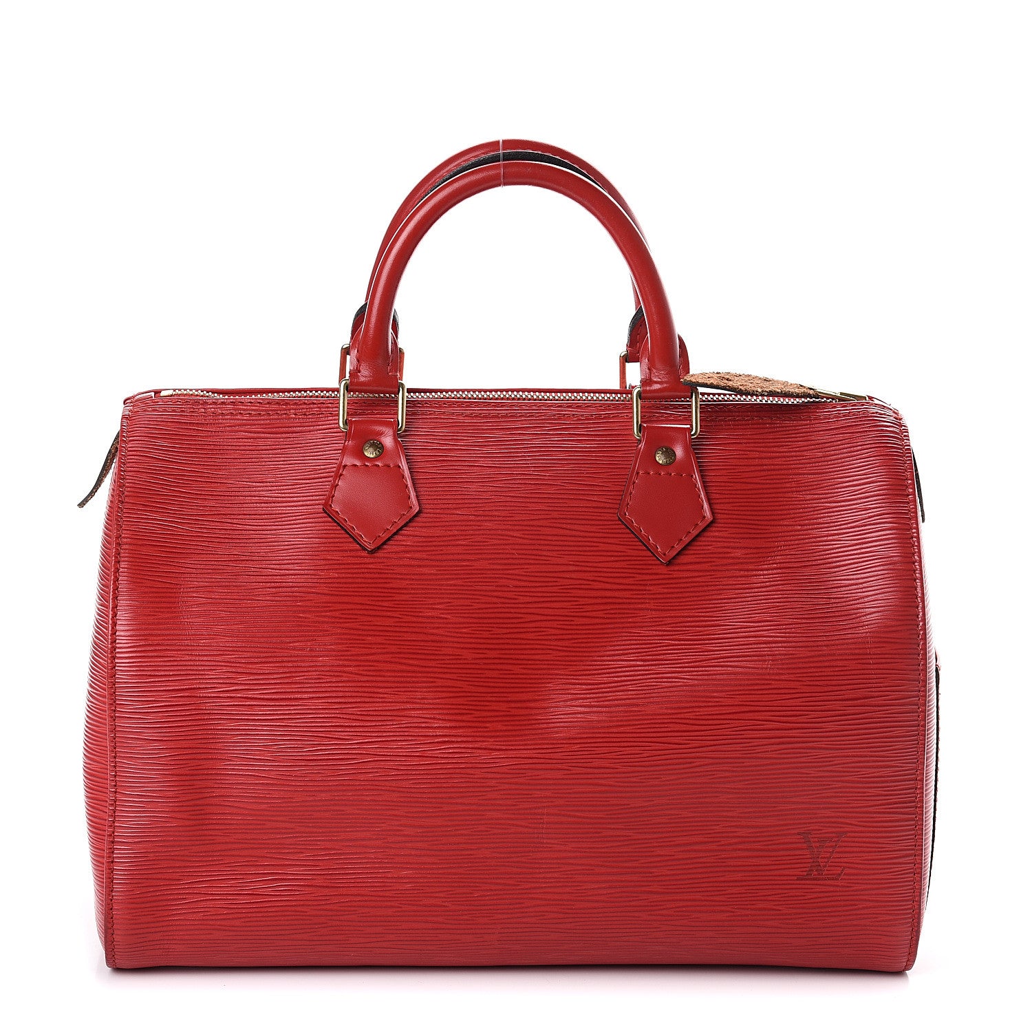 Louis Vuitton Epi Speedy 30 Castillan Red 1 of 7