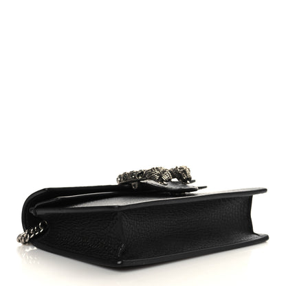 Gucci Calfskin Super Mini Dionysus Shoulder Bag Black 4 of 6