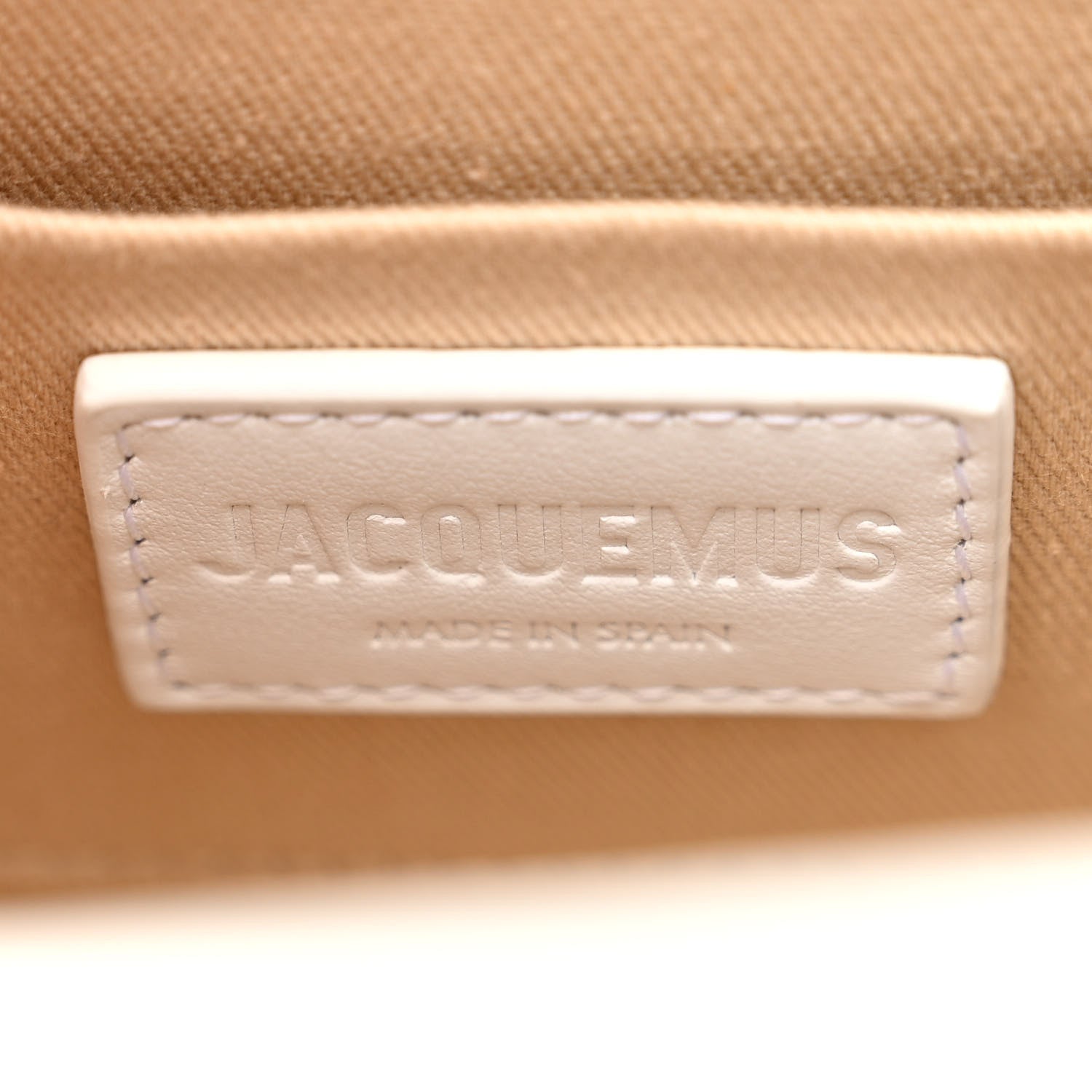 Jacquemus Smooth Calfskin Le Chiquito Noeud White 6 of 9