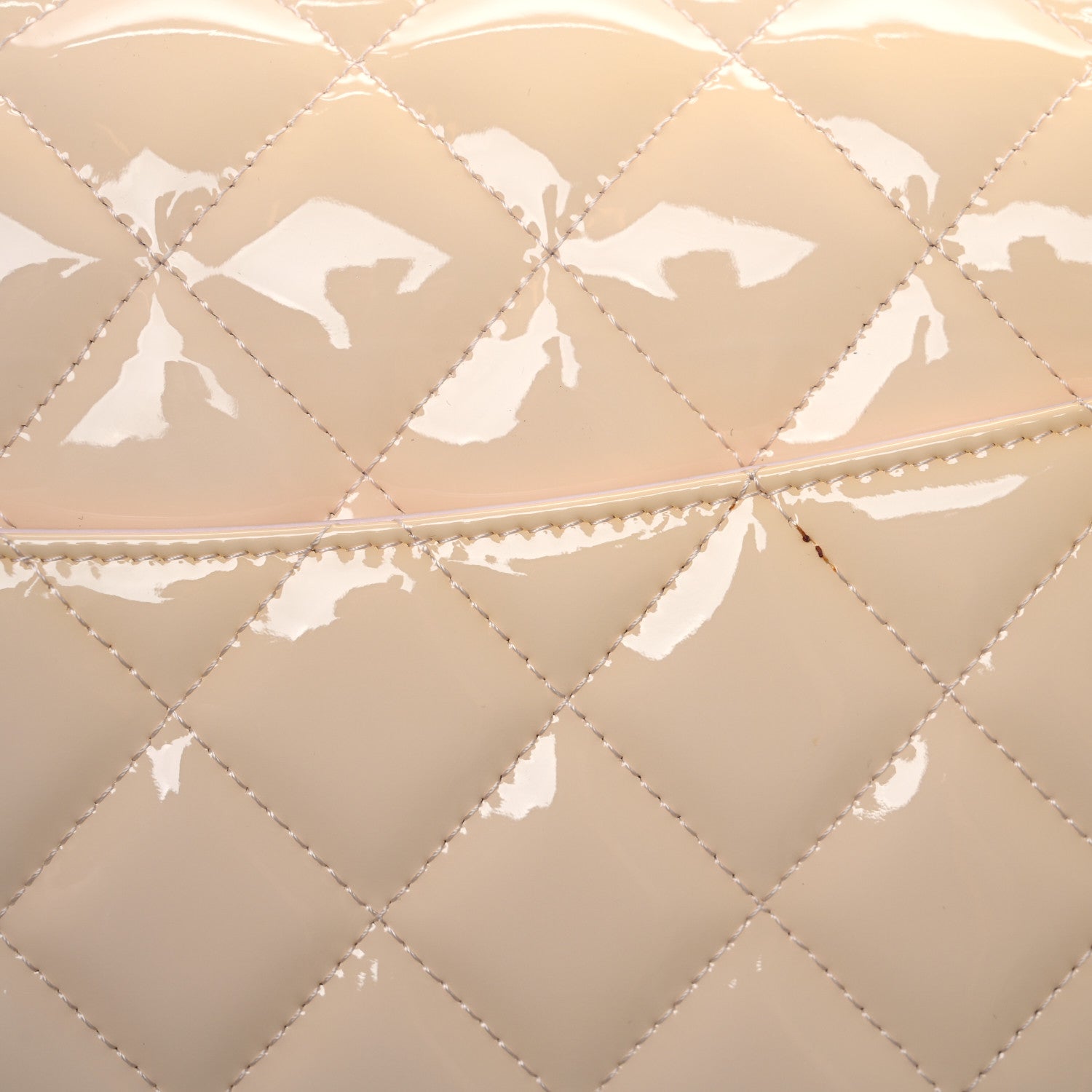 Chanel Patent Quilted Jumbo Double Flap Light Pink 11 of 11