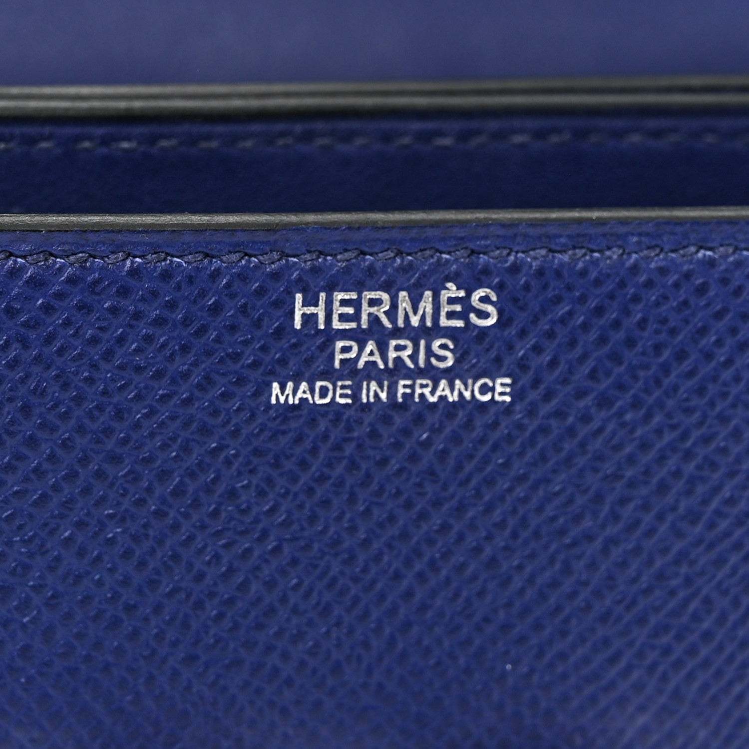 Hermes Epsom Mosaique Au 24-17 Bleu Encre 6 of 11