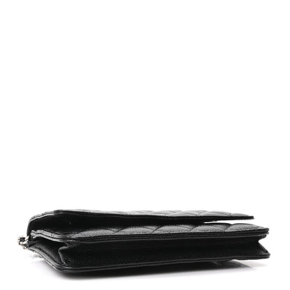 Chanel Caviar Quilted Wallet on Chain WOC Black 4 of 10