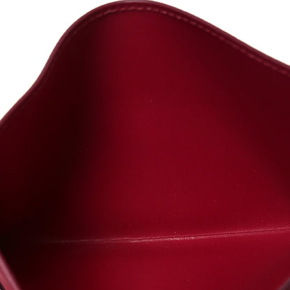 Louis Vuitton Calfskin Felicie Card Holder Insert Fuchsia 5 of 6