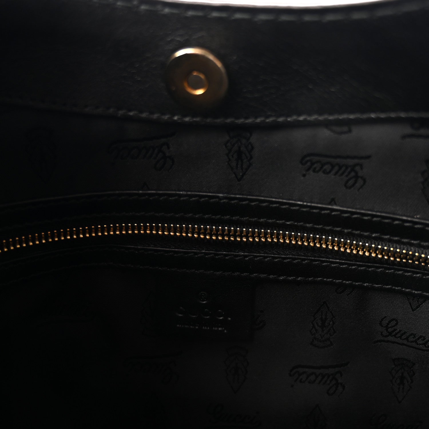 Gucci Dialux Queen Bow Hobo Black 6 of 10