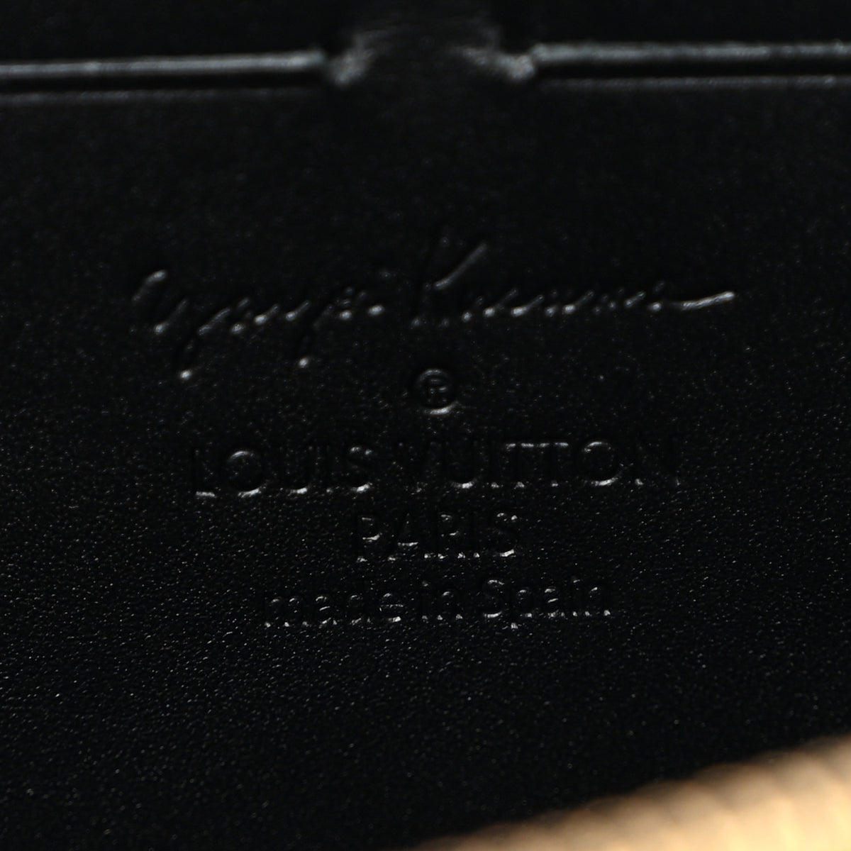 LV X YK Empreinte Zippy Wallet Black White
