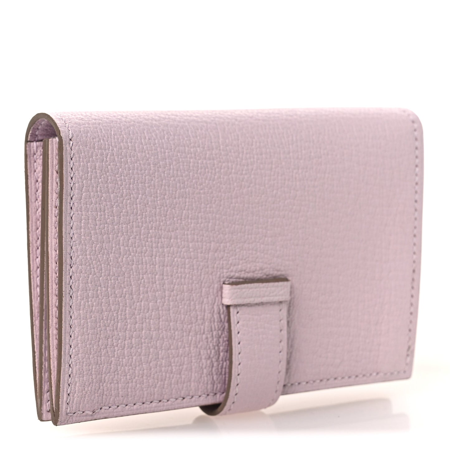 Chevre Mysore Bearn Card Holder Wallet Mauve Pale